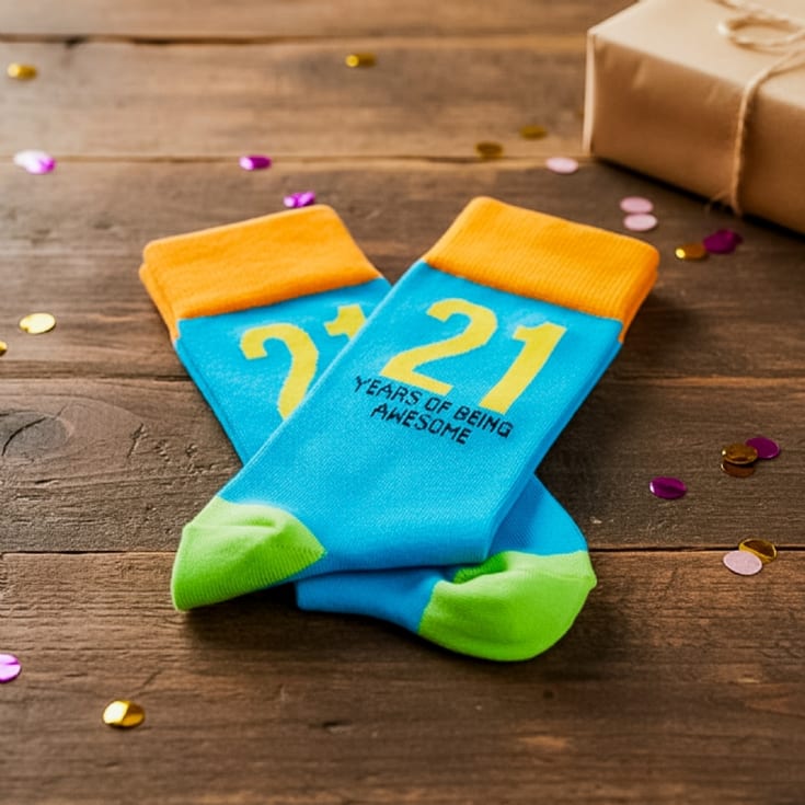 21 Years of Being Awesome Men's Socks product image