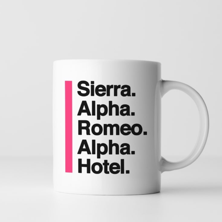Personalised Phonetic Alphabet Name/Phrase Mug product image