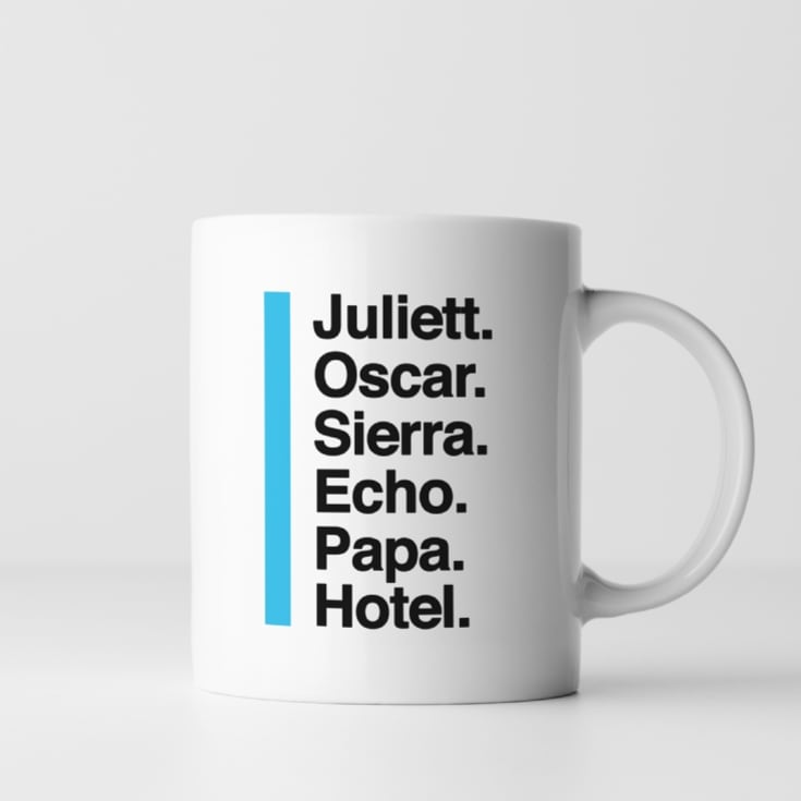 Personalised Phonetic Alphabet Name/Phrase Mug product image