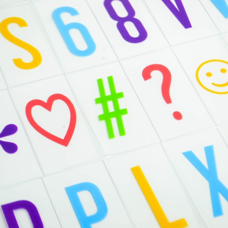 A4 Light Box Colourful Letter Pack product image
