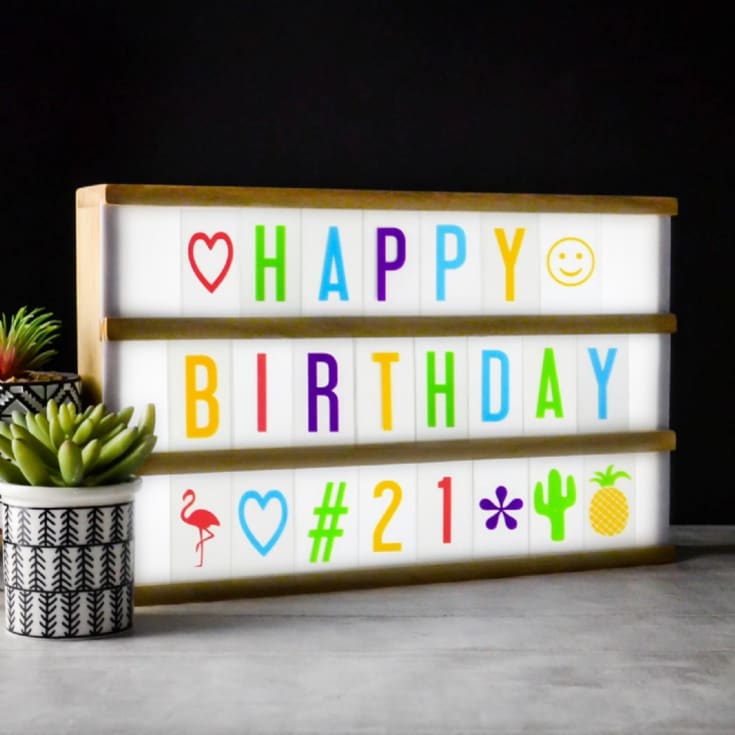 A4 Light Box Colourful Letter Pack product image