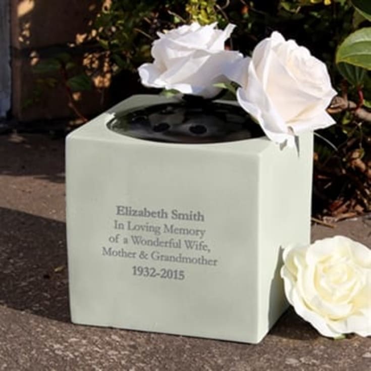 The Gift Experience Personalised Memorial Vase