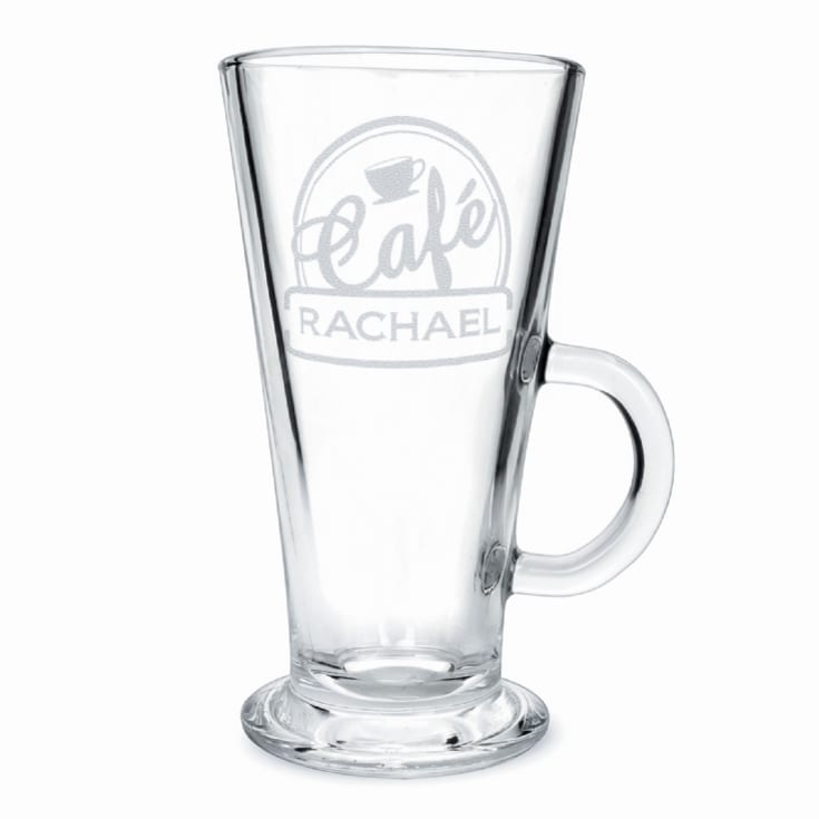 Personalised Bistro Latte Glass product image