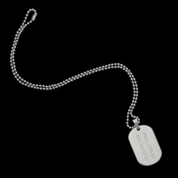 Personalised Dog Tag Necklace product image