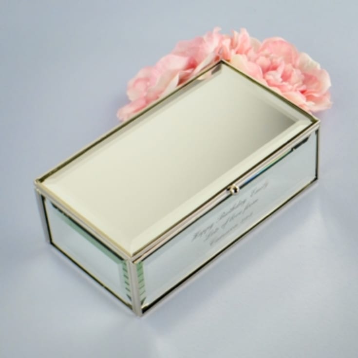 Personalised Mirrored Jewellery Box product image