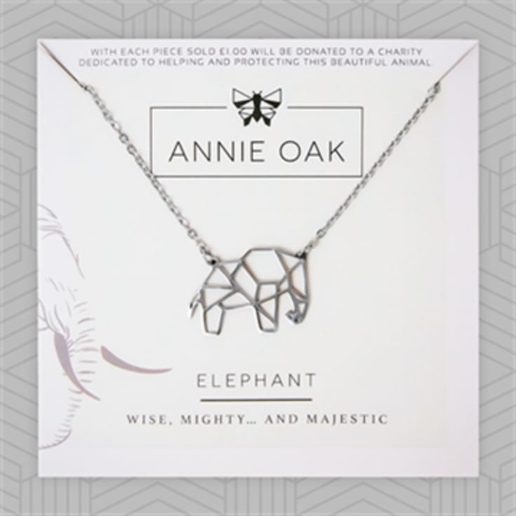 Geometric Elephant Necklace product image