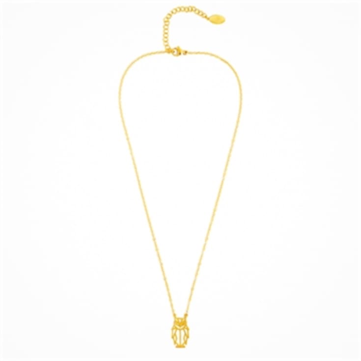 Geometric Owl Necklace product image