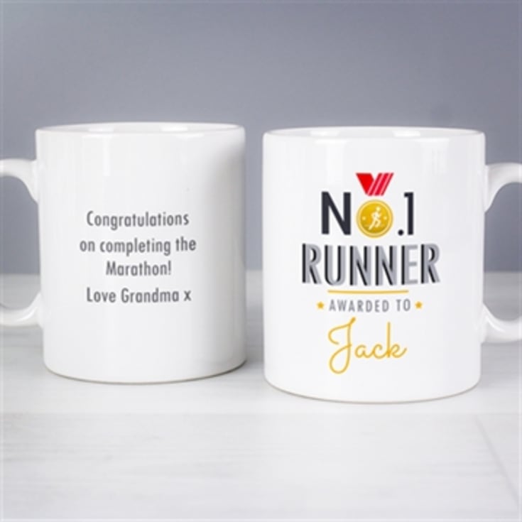 The Gift Experience Personalised No.1 Runner Mug