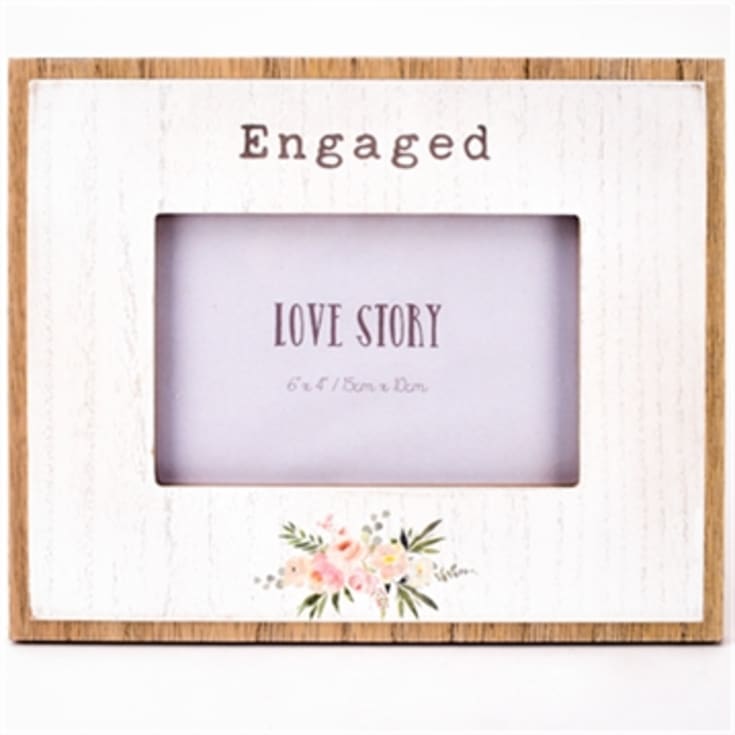 Engaged Love Story 6 x 4 Photo Frame product image