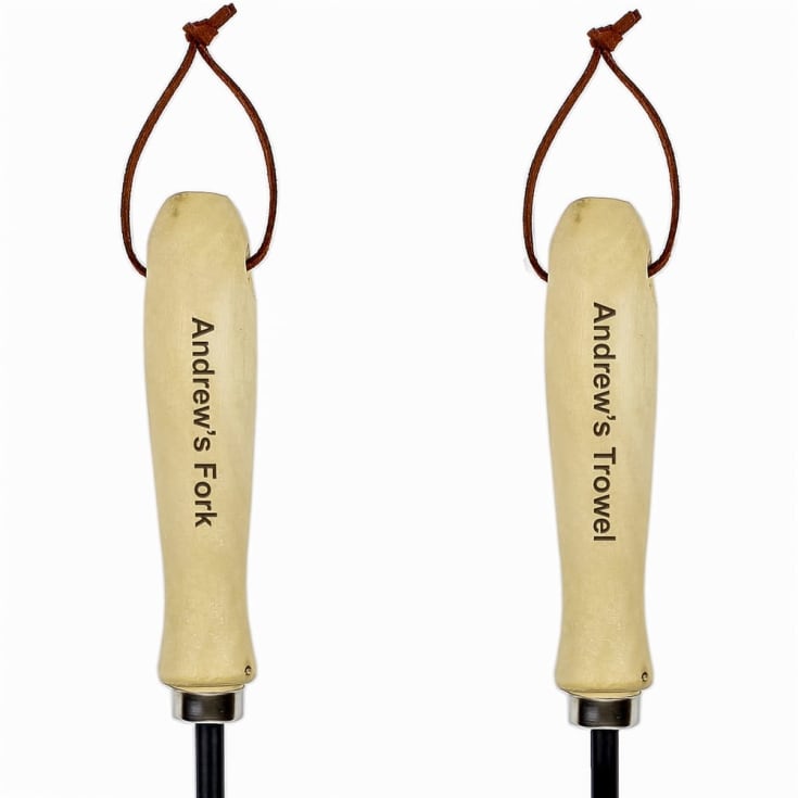Personalised Fork & Trowel Set product image
