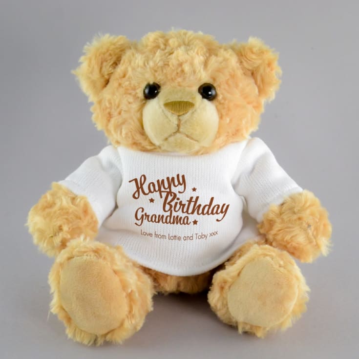 Personalised Happy Birthday Teddy Bear product image