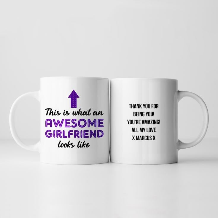Personalised Awesome Girlfriend Mug product image