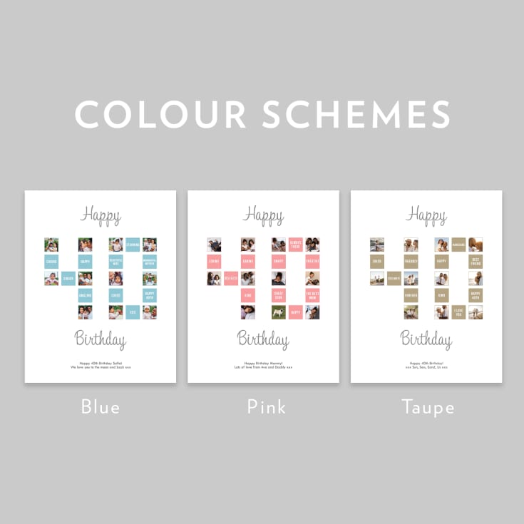 Personalised 40th Special Birthday Prints product image