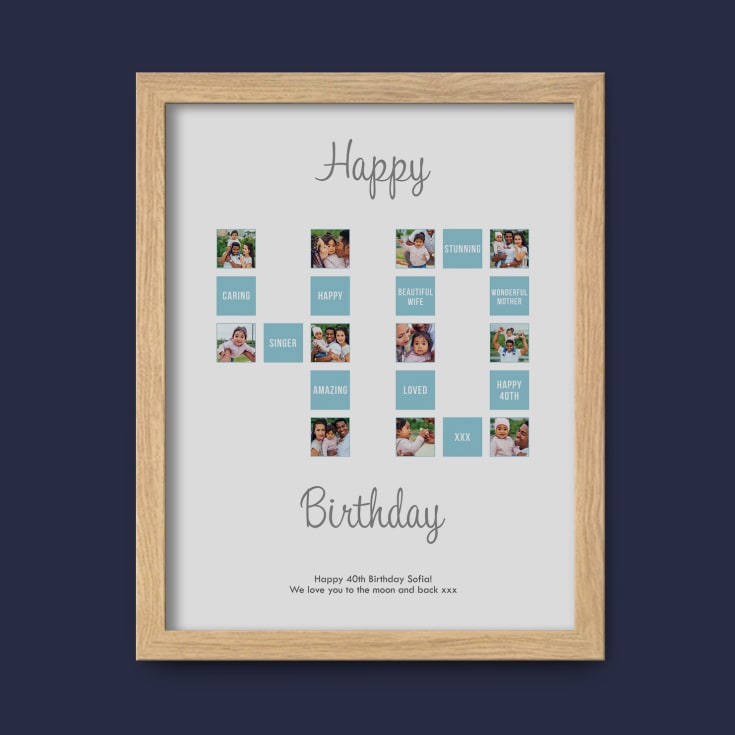 Personalised 40th Special Birthday Prints product image