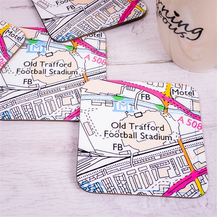 Set of 4 Football Ground Location Coasters product image