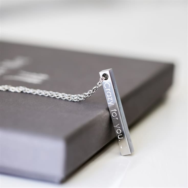 Personalised Engraved Bar Necklace product image