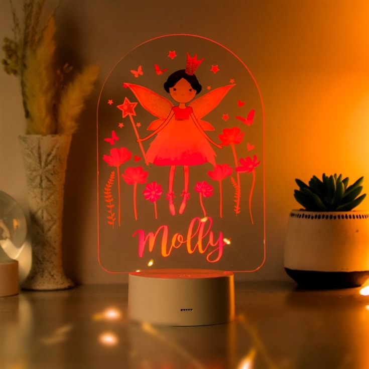 Personalised Fairy Princess LED Colour Changing Light product image