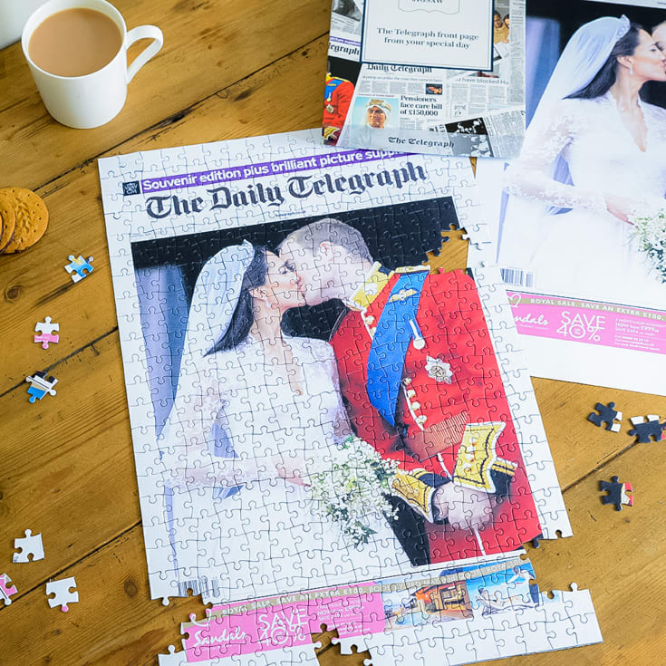 400 Piece Telegraph Front Page Newspaper Puzzle product image