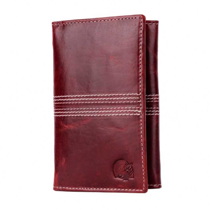 Cricket Buffalo Red Leather Travel Wallet product image
