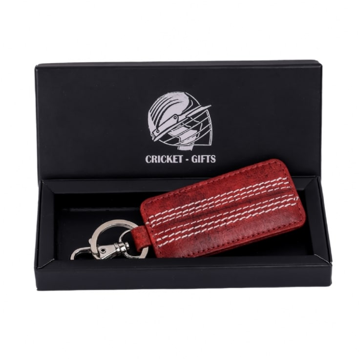 Cricket Red Buffalo Leather Key Fob product image