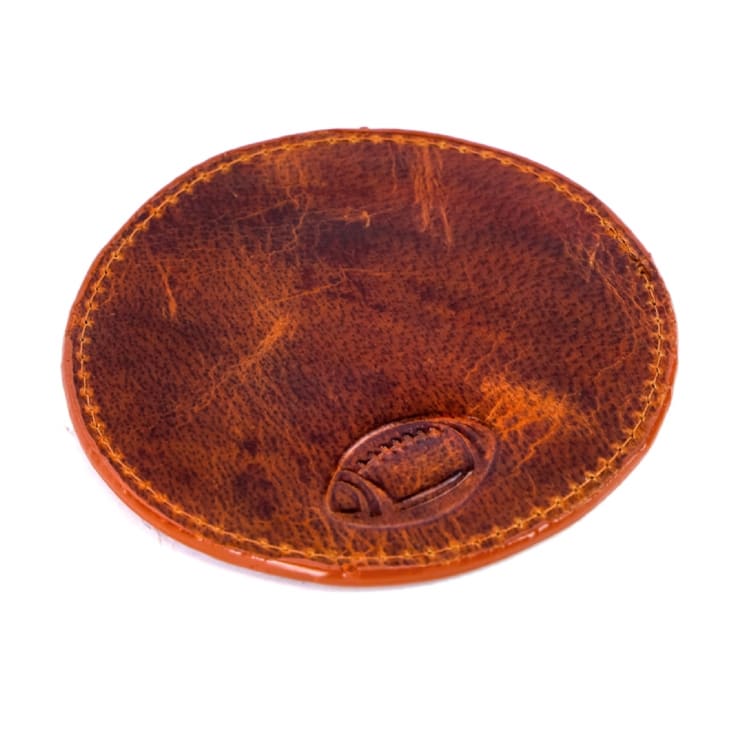 Rugby Buffalo Leather Coaster product image