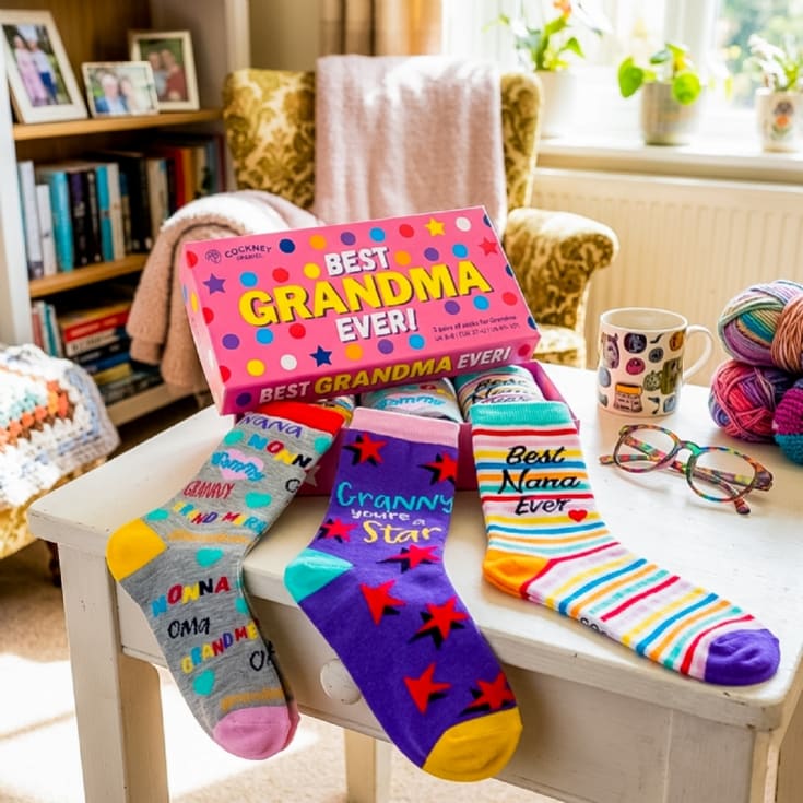 Best Grandma Socks Gift Set product image