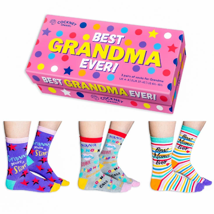 Best Grandma Socks Gift Set product image