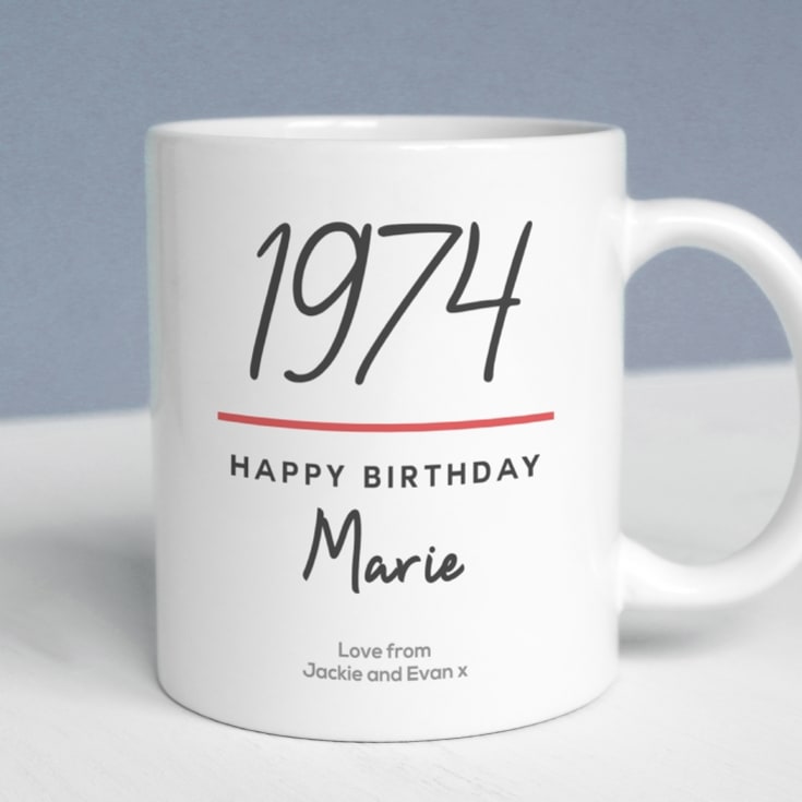 Personalised Classy Special Birthday Year Mug product image