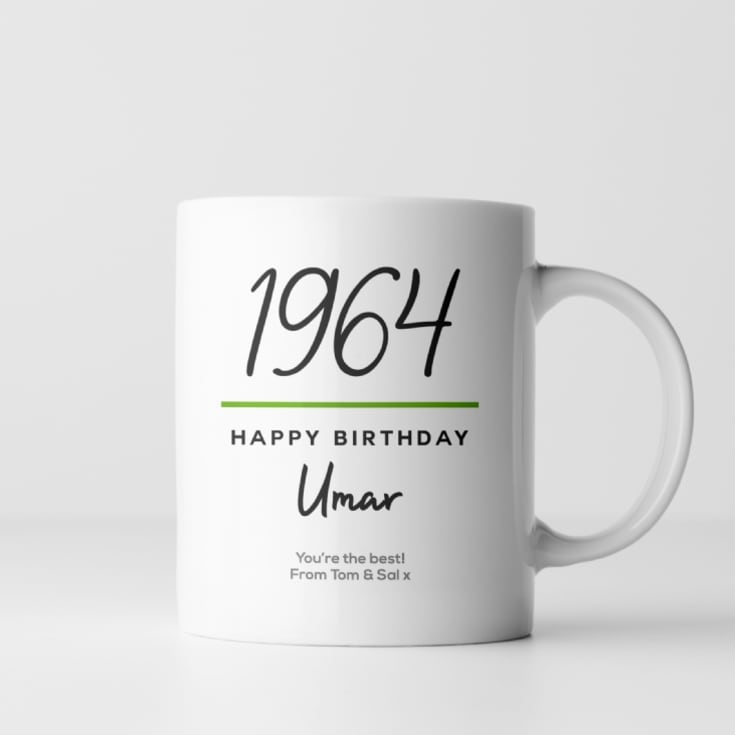 Personalised Classy Special Birthday Year Mug product image