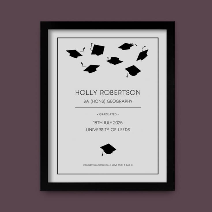 Personalised Graduation Certificate Prints product image