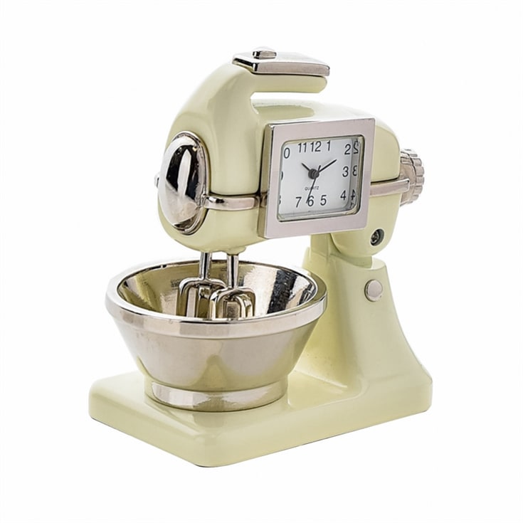 Miniature Food Mixer Clock product image
