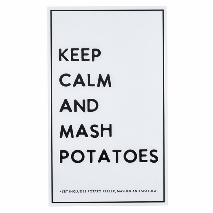 "Keep Calm and Mash Potatoes" Santa Barbara Mash Gift Set product image