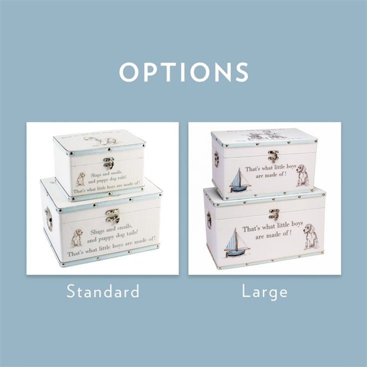 Set of 2 "Little Boys" Storage Boxes product image