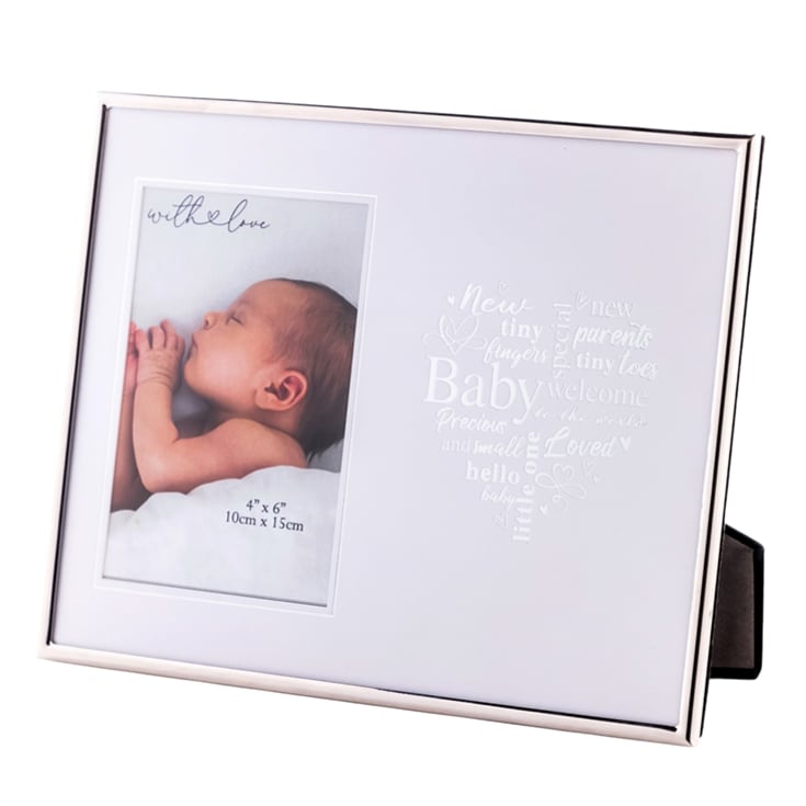 Baby Silver Heart Photo Frame product image