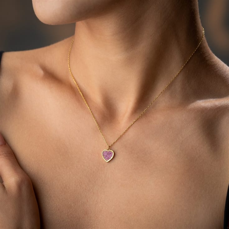 Heart Birthstone Necklace product image