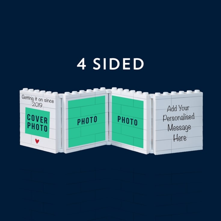 Personalised Fold-Out "Getting it On Ever Since" LEGO® Brick Photo Albums product image