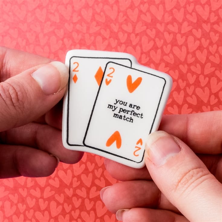 "You Are My Perfect Match" Ceramic Matchbox Token product image