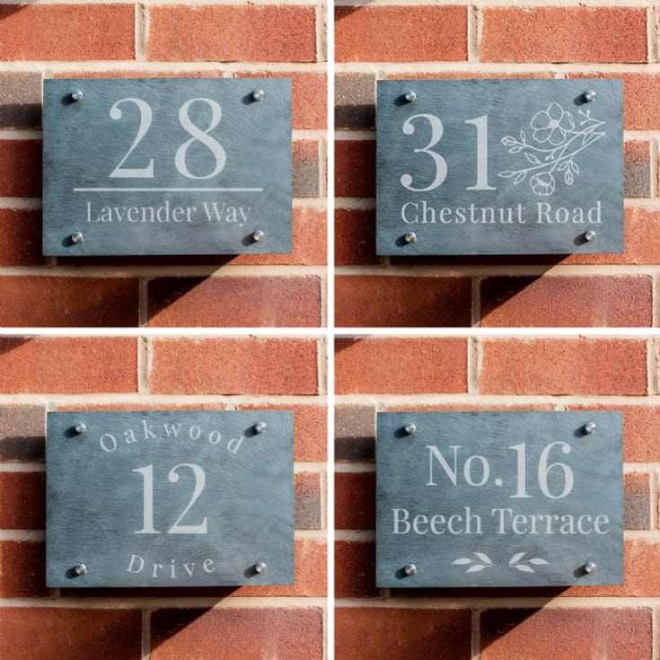 Personalised Slate House Signs product image