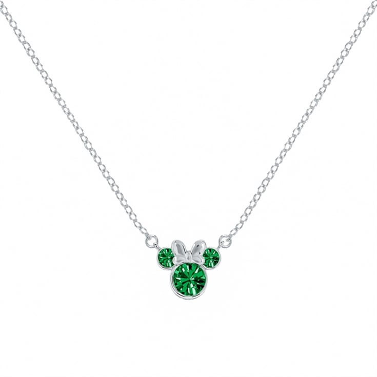 Sterling Silver Disney Minnie Mouse Birthstone Month Necklaces product image