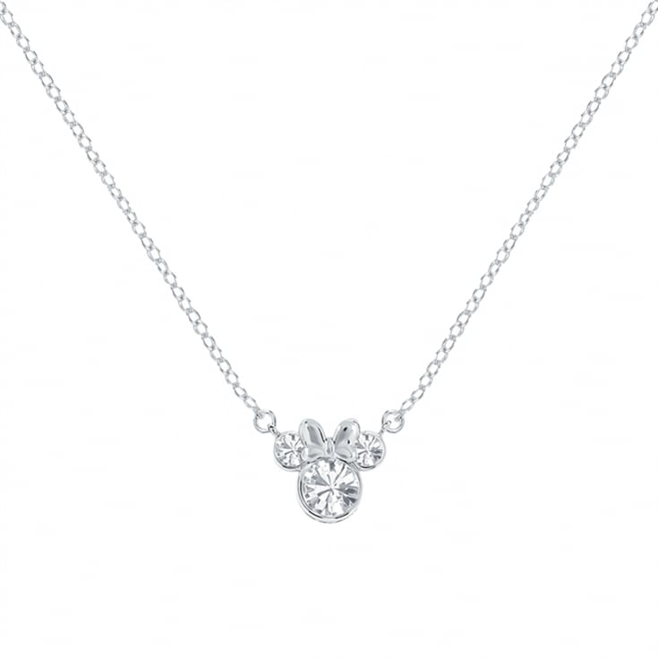 Sterling Silver Disney Minnie Mouse Birthstone Month Necklaces product image