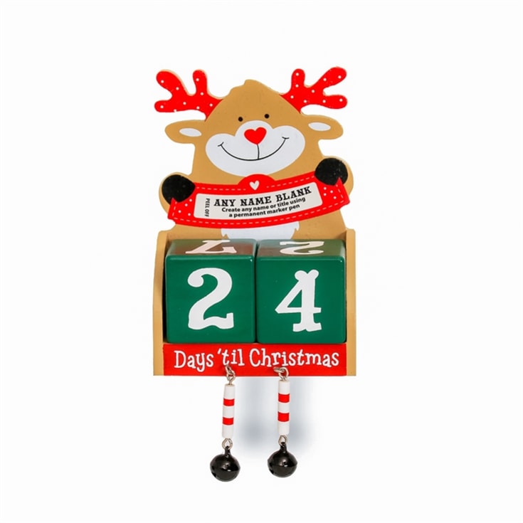 Personalise Yourself Christmas Advent Blocks product image