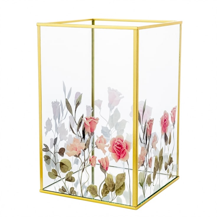 Classic Floral Glass Tea Light Holders product image