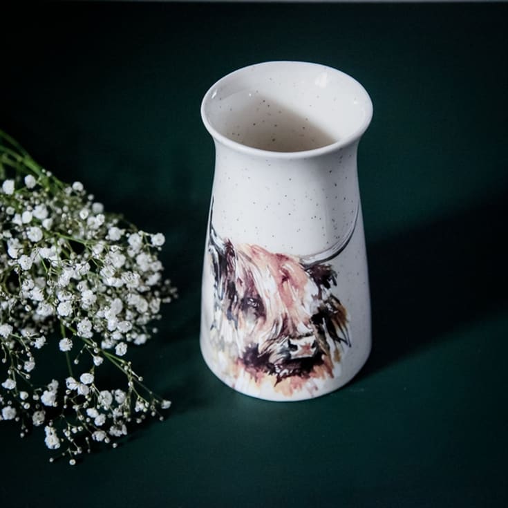 Meg Hawkins Highland Cow Ceramic Vases product image