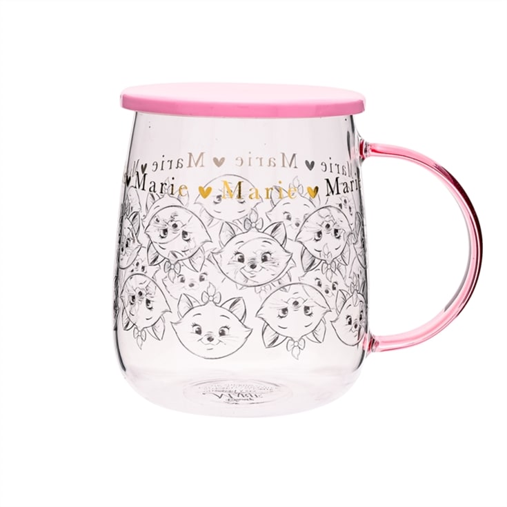 Disney Classic Collectable Marie Glass Mug With Lid product image