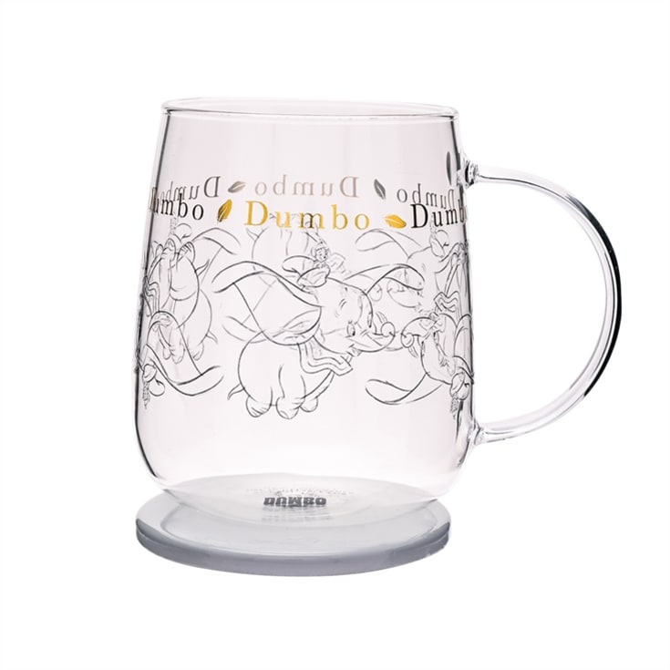 Disney Classic Collectable Dumbo Glass Mug With Lid product image