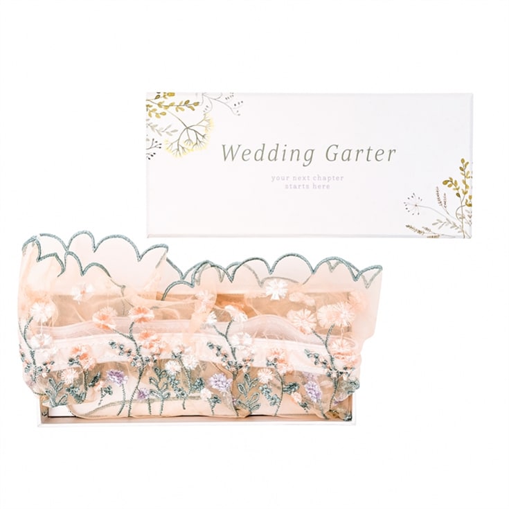 The Gift Experience Love Story Wildflower Garter