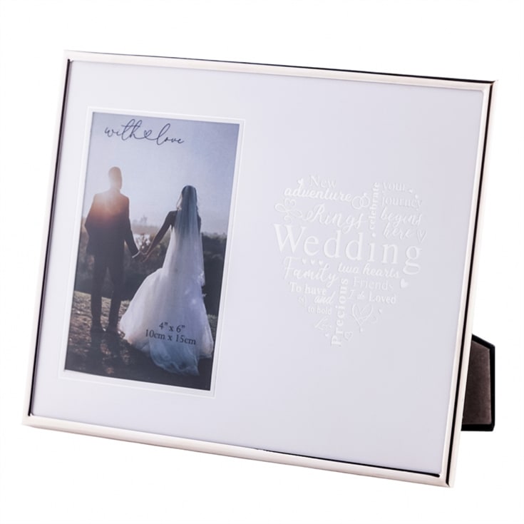 Wedding Silver Heart Photo Frame product image