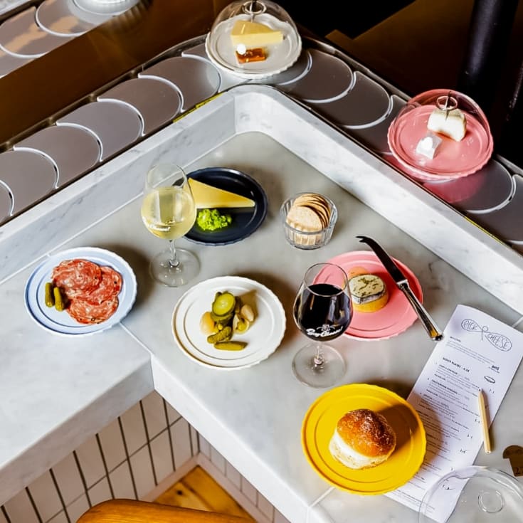 The Gift Experience Cream/Blue/Grey Cheese Taster For Two