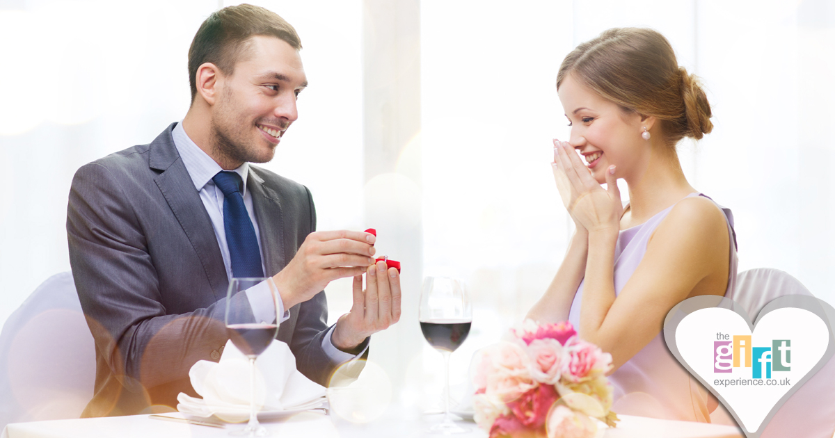 A man proposing to his girlfriend A man proposing to his girlfriend