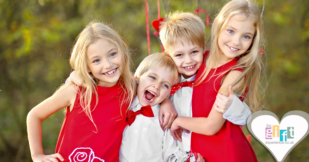 A group of children at a wedding A group of children at a wedding